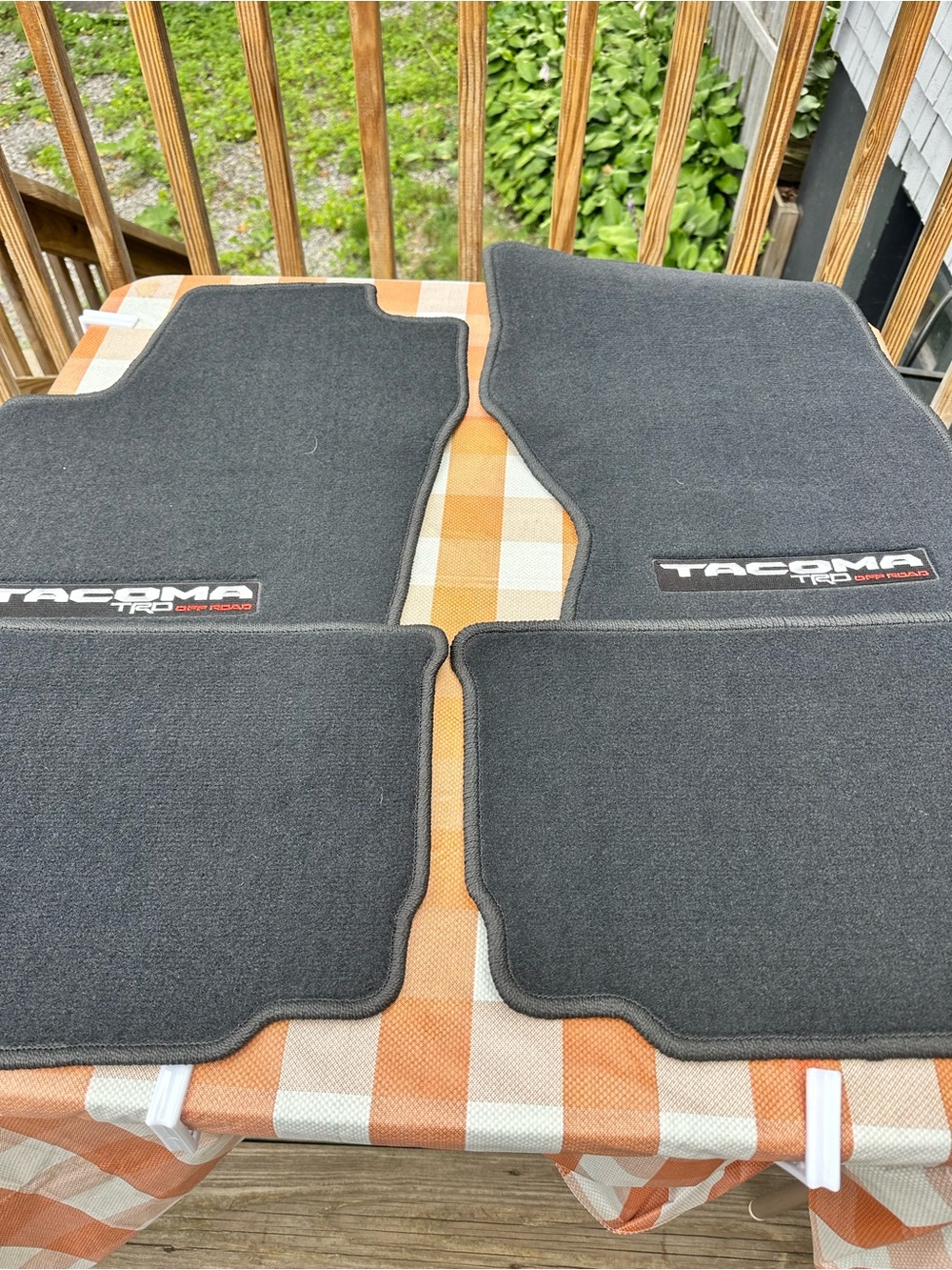 Tacoma Carpet Floor Mats - Charcoal Gray (Set of 4)